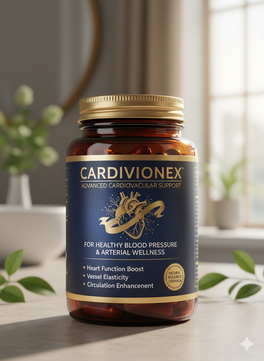 Cardivionex dietary supplement capsule package